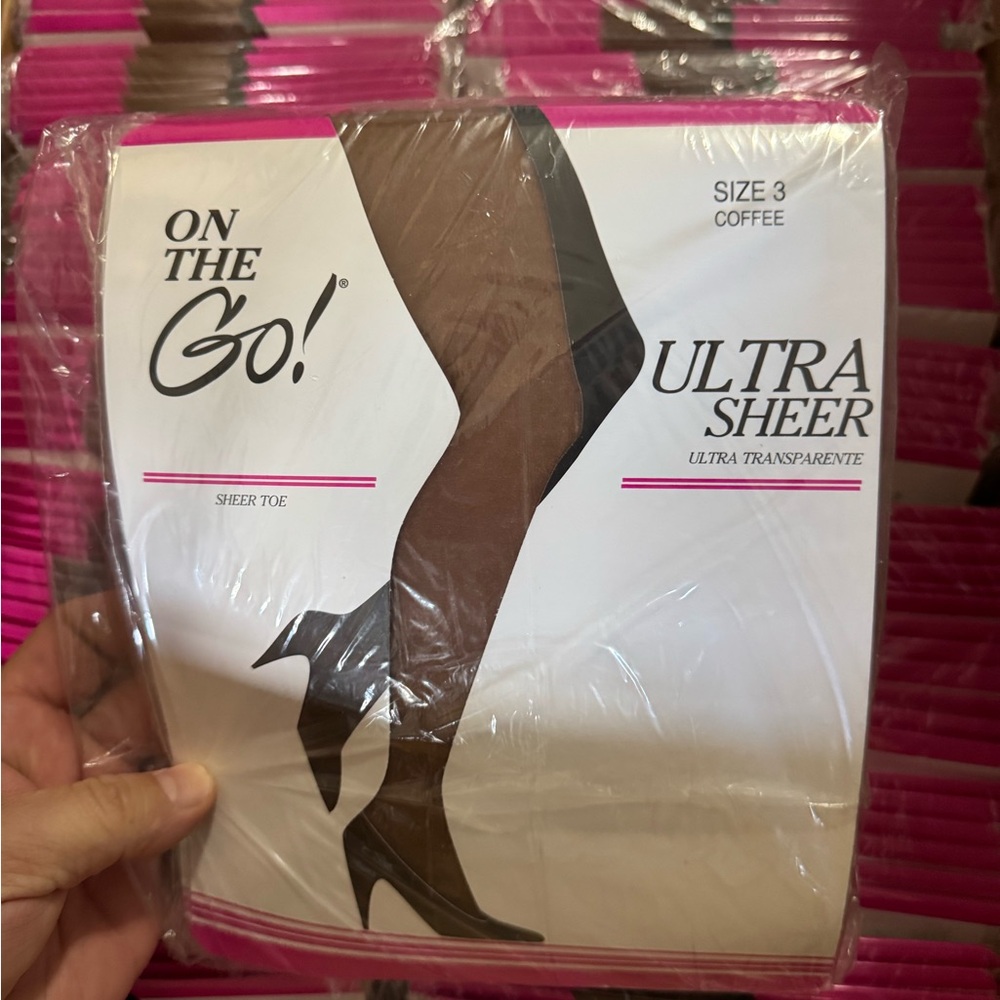 6pack Ultra Sheer Coffee Pantyhose